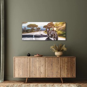 Tablou - Motociclist (120x50 cm)