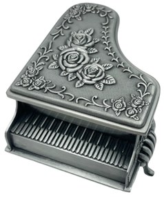 Cutie pentru bijuterii PIANO, Antimoniu, 9x6x5cm