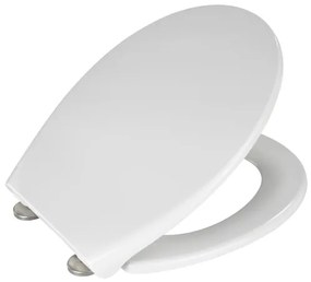 WENKO 21903100-WC capac SAMOS, 44,5 x 37,5 cm, alb/argintiu