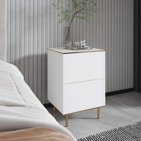Măsuță de noptieră Imaj Marble White