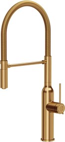 Baterie bucatarie cu pipa flexibila Quadron Unique Q-Line Marilyn finisaj cupru