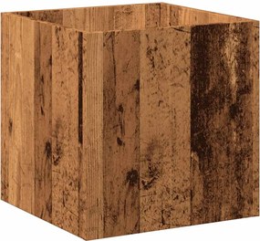 vidaXL Cutie de jardiniera din lemn vechi 40x40x40 cm lemn prelucrat