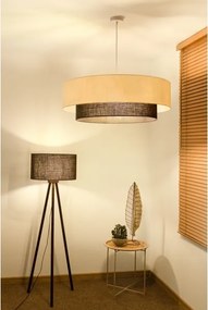 Brilagi - Lustră LED cu cablu BOHO STYLE, 3xE27/15W/230V, Ø 80 cm, crem/maro