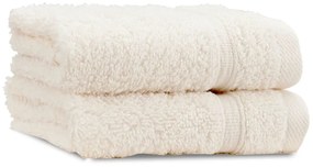 Prosoape crem 2 buc. din bumbac din frotir 30x30 cm Zero Twist – Catherine Lansfield