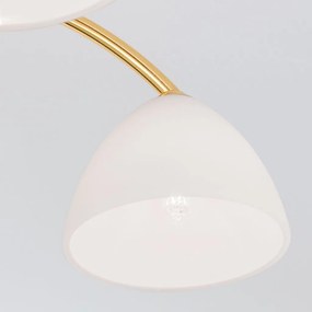 Lustra aplicata 7 brate elegant design modern OPALDESIGN, auriu mat
