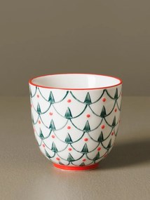 Set 4 cani din ceramica, cu motive de iarna, Givra
