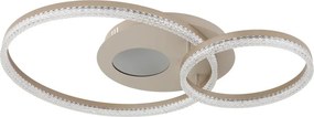 Globo 48480-30 - Plafonieră LED SANFORD LED/30W/230V 3000K 70x50 cm bej