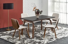 Masa extensibila Lozano marmura neagra L140-200 cm
