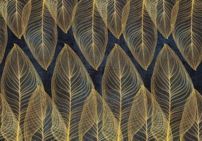 Fototapet - Frunze aurii (152,5x104 cm), în 8 de alte dimensiuni noi