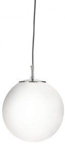 Lustra / Pendul design modern 30cm Atom silver / opal 6077 SRT