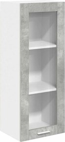 vidaXL Dulap suspendat Gri din beton 40 x 31 x 100 cm Lemn compozit