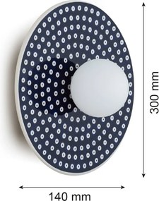 Aplica realizata manual din ceramica IP44 BOLL 8935