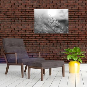 Tablou pe sticlă - Pajiște de toamnă (70x50 cm)