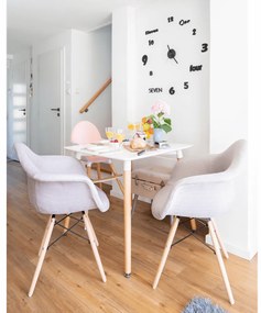 OFERTA Masa de dining DIDIER 4 NOU 70x70 cm alb II. calitate