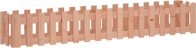 vidaXL Pat înălțat grădină cu design gard 200x30x30 cm lemn douglas