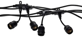 Lanț decorativ de exterior GARLAND 10xE27/15W/230V 10m IP44