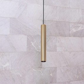 Lustră pe cablu LUNGOMARE 1xGU10/10W/230V auriu