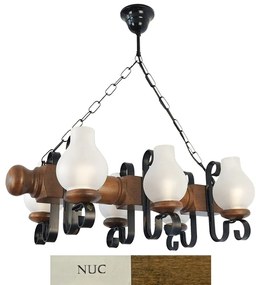 Candelabru rustic fabricat manual din lemn Rustic WOOD-RU-SP6