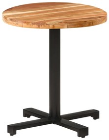 320279 vidaXL Masă de bistro, Ø70x75 cm, lemn masiv de acacia, rotundă