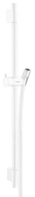 Bara cu furtun de dus Hansgrohe Unica S Puro 65 cm alb mat