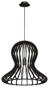 Amplex 5020 - Pendul pe cablu OCTO 1xE27/20W/230V, negru