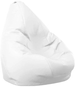 Fotoliu puf copii, Nirvana Light Pufrelax, Material Piele ecologica - Alb