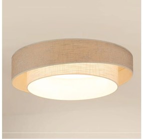 Plafonieră LED dimabilă DOVER SHINE LED/24W/230V gri/crem + telecomandă