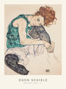 Reproducere Adele Herms (Special Edition Female Portrait) - Egon Schiele