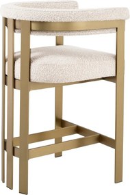 Scaun de bar design LUX, Counter Stool Clubhouse crem