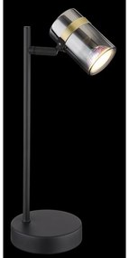 Veioza, lampa de masa design industrial Trabby negru