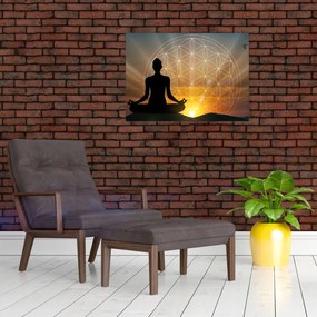 Tablou cu meditație (70x50 cm)
