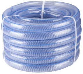 Furtun transparent cu insertie / 50m - 1"