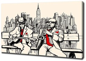 Pictură pe pânză New york jazz