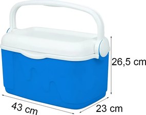 Geantă frigorifică Curver S 10L albastru-alb