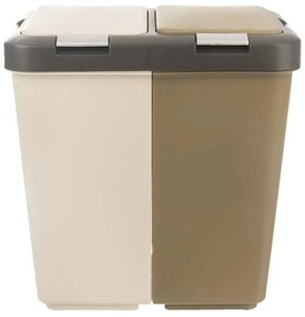 Coș de gunoi Orion DUO DUST, 2 x 20 l, 40 l