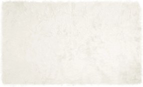 vidaXL Covor din Lână Faux Tafalla Alb 100 x 200 cm Poliester