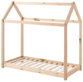 CABANE Pat copii PENTRU COPII MICI 70 X 140 CM NATURAL