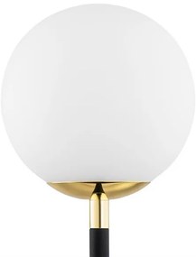 Lampă de masă FERRONE 2xE14/7W/230V neagră/albă/aurie Argon 7072