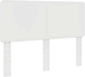 vidaXL Tăblie cap Alb Lucios 150 cm Lemn compozit