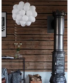 Lustră pe cablu ByRydens 4200440-5002 GROSS 8xG9/4W/230V alb