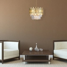 Lustră pe lanț ASPEN GOLD 6xE14/40W/230V