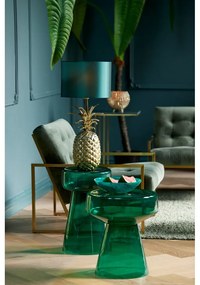 Măsuță auxiliară rotundă din sticlă ø 37 cm Dakwa – Light &amp; Living