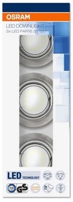 Osram - SET 3x Lampă încastrată LED 3xGU10/3W/230V