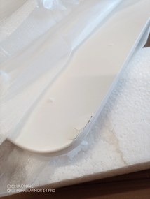 PROMOTIE Masa de dining alba BERGEN 100x70 cm calitatea II