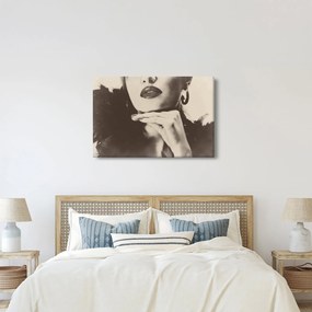 Tablou - Vintage, poza unei femei (90x60 cm)