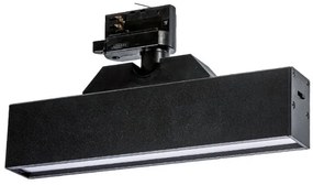 Spot LED directionabil pe sina LINNEA 29 TRACK 3Line CCT 12W negru
