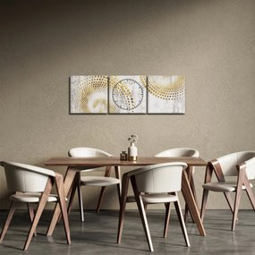 Tablou - Design beton (cu ceas) (90x30 cm)