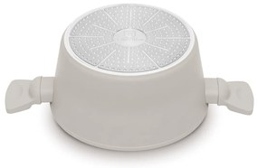 BerlingerHaus Cratiță cu suprafață din titan și capac Sahara 24 cm, 24 cm