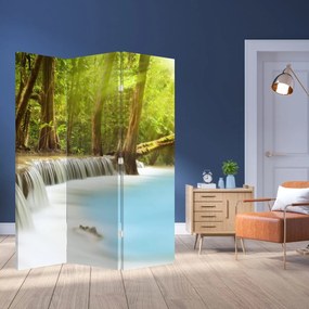 Paravan - Cascada Huai Mae Kamin în pădure (126x170 cm)