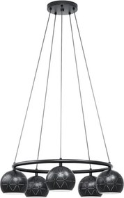 Eglo 98455 - Lustră pe cablu CANTALLOPS 5xE14/40W/230V